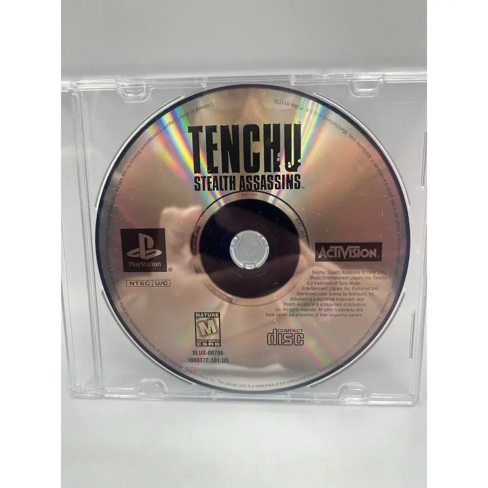 Tenchu: Stealth Assassins (PS1, Sony PlayStation 1, 1998) - Disc Only